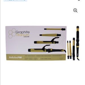 BaBylissPRO Graphite Titanium curling iron set